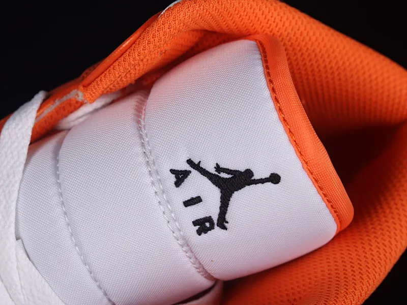 All categories Air Jordan Jordan series basketball shoes Air Jordan 1 Mid G version pure original Air Jordan 1 Mid "Surface" AJ1 Joe 1 white and orange small buckle mid-top basketball shoes DM3531-800